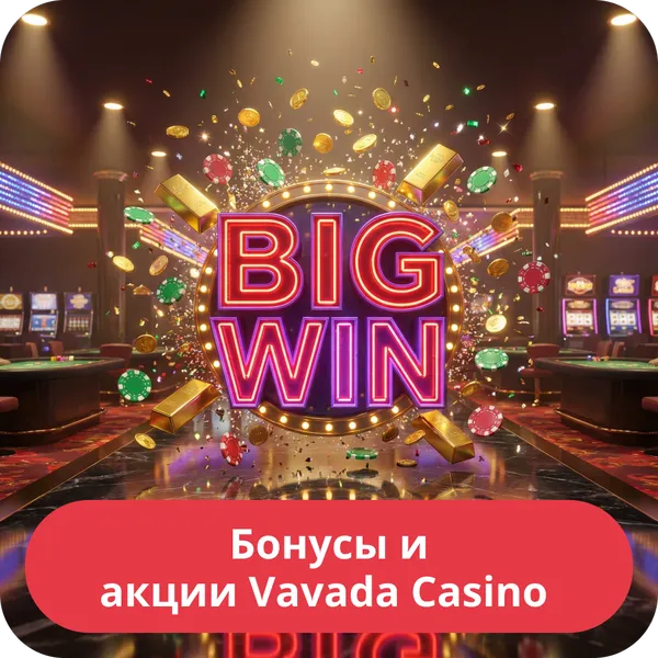 Бонусы и акции Vavada Casino